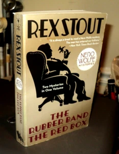 REX STOUT Nero Wolfe Mysteries (2009, PB) The Rubber Band & The Red Box - Picture 1 of 5