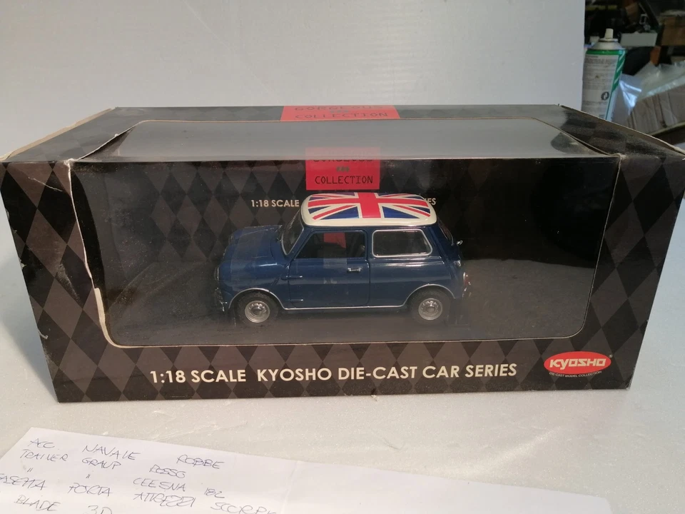 Kyosho 1/18 Morris Mini Cooper 1275S blue No.08101BU - Immagine 1 di 1