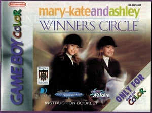 Mary-Kate and Ashley: Winners Circle (Nintendo Game Boy Color, 2001) SOLO libro - Foto 1 di 2