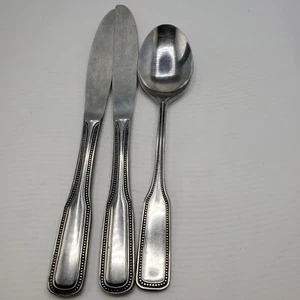 1776 Stainless By Salem 2 Knives 1 Soup Spoon - Picture 1 of 9