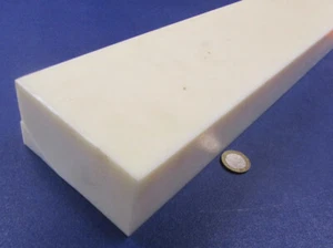 ABS Natural Bar, 2.0" Thick x 4.00" Wide x 48" Length - Bild 1 von 6