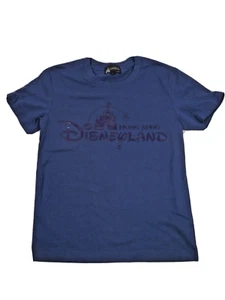 Disneyland Hong Kong Shirt Unisex Kids Small Blue Disney Park Castle TShirt Tee - Picture 1 of 8