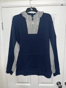 Men’s Ellesse Dandre Quarter Zip Hoodie Navy XL - Picture 1 of 8