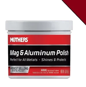 MOTHERS Mag Wheel Rim Aluminum Polish All Metals Shines Protects Car Truck - Picture 1 of 11