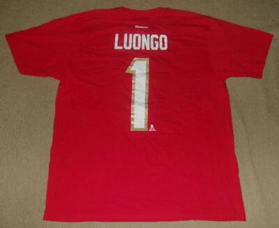 Rare NEW Authentic ROBERTO LUONGO Reebok FLORIDA PANTHERS Red JERSEY SHIRT XL - Image 1 of 3