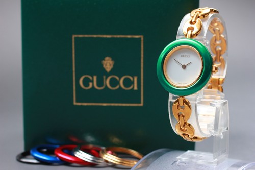 Orologio da donna oro 6 colori [Ecc+5] GUCCI lunetta cambio 11 12 2 dal GIAPPONE
