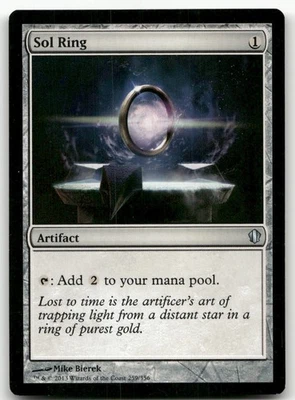 Sol Ring #259 (LP) Commander 2013 C13 Magic The Gathering Foto 1 de 2
