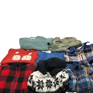 Bebé Niños 12-18M Otoño Invierno Ropa PAQUETE Suéteres Sudaderas Chaqueta Polar - Imagen 1 de 9