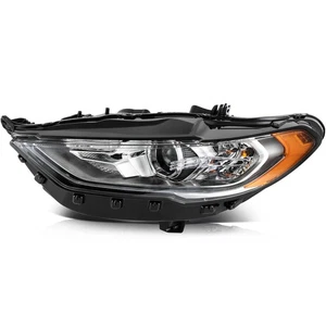 For 2017-2020 Ford Fusion Headlight Assembly Black Housing Left Side HeadLamp - Bild 1 von 9
