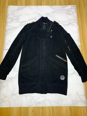 Abrigo acolchado negro GUCCI talla 36 S auténtico - Imagen 1 de 4