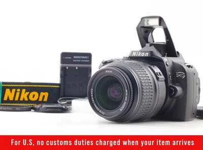 Nikon D40 *3126 Shots* Black 6.1 MP DSLR Camera 18-55mm Lens Kit  [MINT] - Image 1 of 4