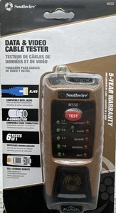 Southwire M550 Tester ciągłości do kabli koncentrycznych i transmisji danych {L} - Zdjęcie 1 z 15