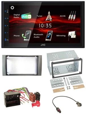 JVC USB Bluetooth MP3 DAB 2DIN Autoradio für Ford Galaxy Focus C-Max S-Max 03-07 - Bild 1 von 4