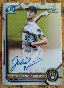 Jacob Misiorowski 2022 Bowman Chrome Draft Autograph Auto #CDA-JMI - Bild 1 von 1