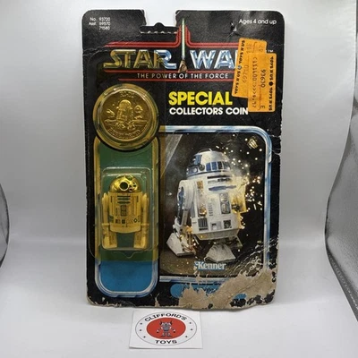 Figura de acción vintage Star Wars R2-D2 Artoo-Detoo Pop-Up Lightsaber 1984 92-back Foto 1 de 4