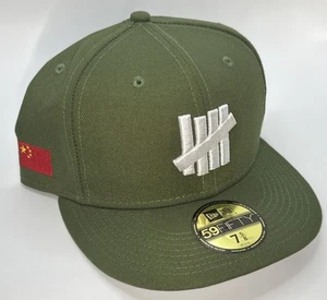 Invicto 7 5/8 Bandera Roja China 59Fifty Gorra Nueva Era Verde Ejército Gorra Ajustada 90121 - Imagen 1 de 10
