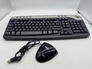 Dell Keyboard Model RT7D40 Black Wireless w/USB Receiver - No mouse - Tested - Picture 1 of 9