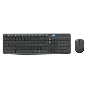 Logitech MK235 Kit Mouse And Keyboard Wireless Wifi Layout Italian Adapter - Picture 1 of 5