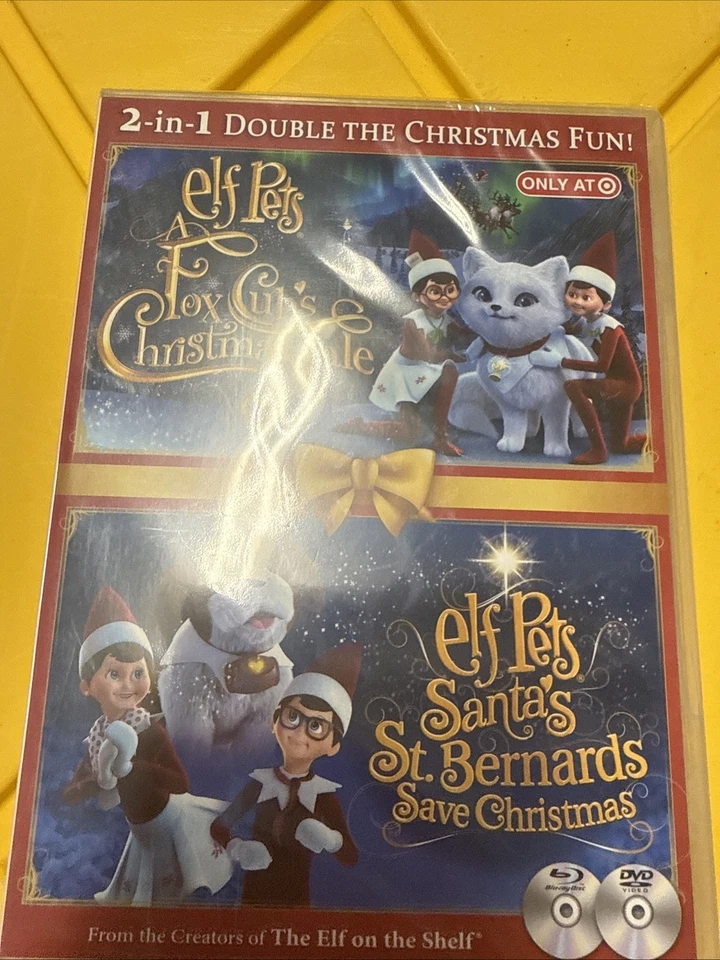 Elf on the Shelf Pets 2 in 1 Double Movie (Blu-ray & DVD) Foto 1 de 1