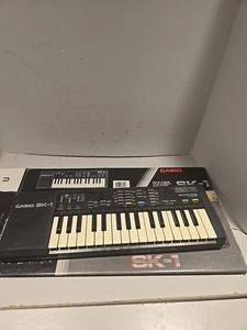 Teclado de muestreo Casio SK-5 de colección probado funcionando sin adaptador de corriente SK-1 - Imagen 1 de 11