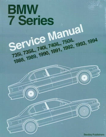 BMW 740iL 750iL MANUAL E32 SERVICIO REPARACIÓN BENTLEY SHOP HAYNES CHILTON 88-94 Foto 1 de 1