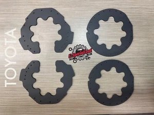 TOYOTA SEQUOIA TUNDRA CONSOLE FRONT + REAR CUP HOLDER INSERTS 2001-07 OEM - Picture 1 of 8