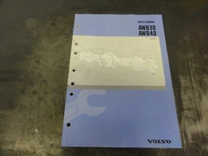 Volvo AWB30 AWB40 Drive Axles Service Manual 21 1 669 6643 - Picture 1 of 7