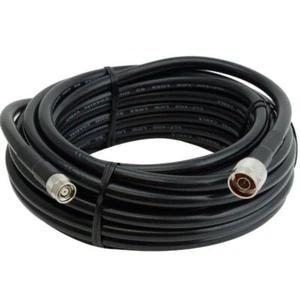 Cable de extensión profesional de 10 metros HDF400 baja pérdida (RP-TNC macho a tipo N macho) - Imagen 1 de 2