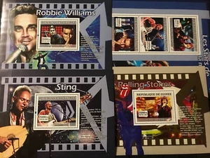 Rolling Stones / Sting / Robbie Williams - stamps / timbres - MNH** AM - Picture 1 of 1