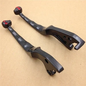 HTTMT Black Brake Clutch Skull Hand Levers Fit for Suzuki Boulevard S50 S83 C90 - Picture 1 of 5