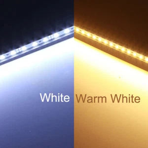 Barra de tira rígida LED conectable doble fila 72SMD 12V automóvil furgoneta caravana barco hogar - Imagen 1 de 19