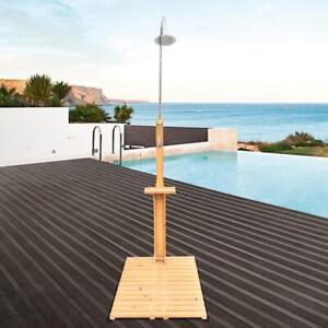 New Practical Modern Outdoor Garden Pool Shower with Chassis Board