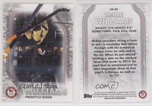 2018 US Olympic & Paralympic Team and Hopefuls Silver McRae Williams Rookie RC