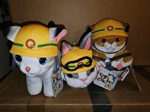 SDCC 2024 UCC Distributing Yu-Gi-Oh 8″ Rescue Rabbit Cat Hamster Plush Set of 3 - Picture 1 of 9