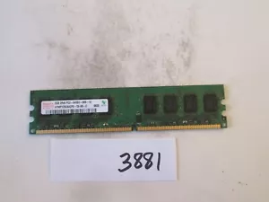 Hynix HYMP125U64CP8-S6 2Gb PC2-6400 800Mhz DDR2 Desktop Memory RAM (3881) - Picture 1 of 2