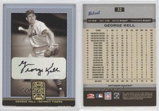 2005 Donruss Greats Gold Holofoil Signatures George Kell #32.1 Auto HOF