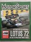 Motorsport Magazin - Oktober 2002 - Lotus 72, Emerson Fittipaldi, Donington