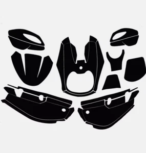 GRAPHICS TEMPLATE YAMAHA BWS 2005 - 2009 Vector AI PDF Scale 1 - Picture 1 of 2