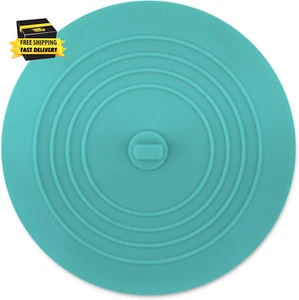 Silicone Bathtub Drain Stopper, 6 Inches Large Tub Stopper, Flat Suction Drain C - Picture 1 of 7