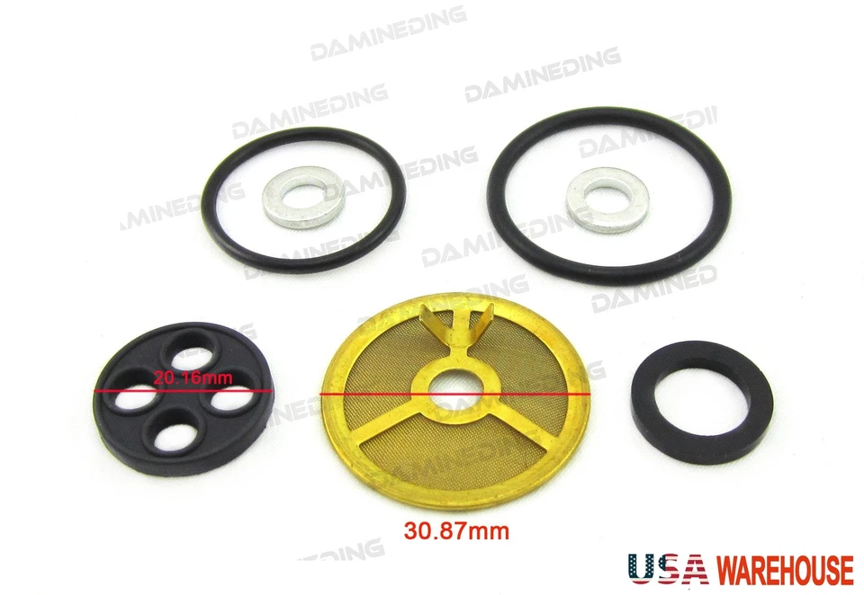 Petcock Rebuild Kit CB77 CL77 CB750 CB160 CB500 CB350F US stock - Image 1 of 4