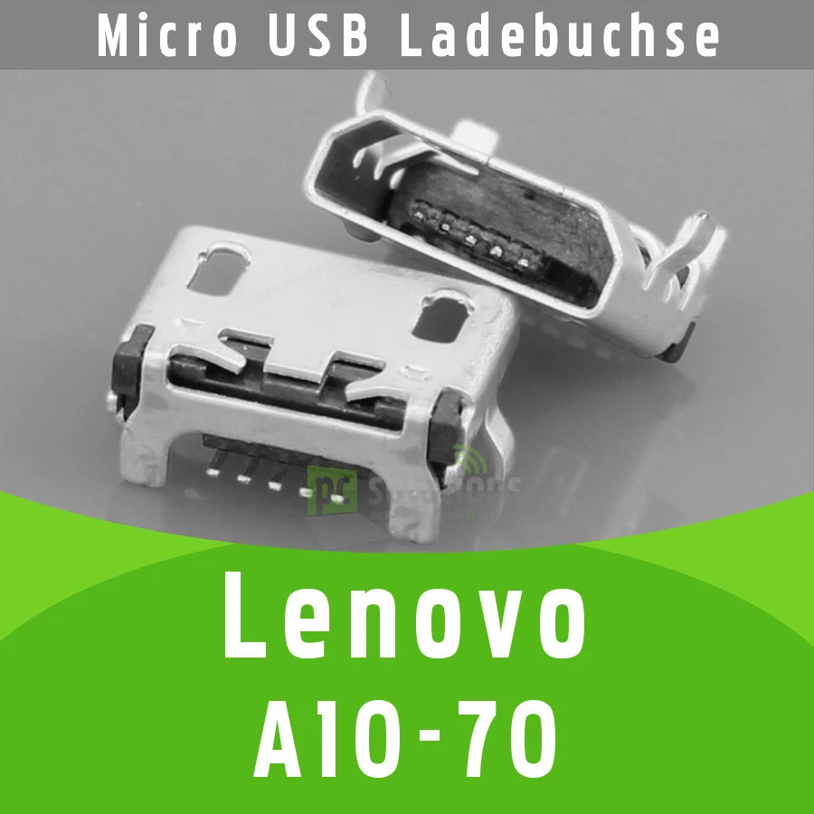 ✅ Lenovo A10-70 Micro USB DC Buchse Ladebuchse Strombuchse Anschluss Connector - Bild 1 von 1