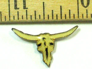 Long Horn Steer Cow skull Pin (1**) - Picture 1 of 1