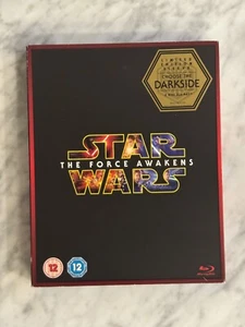 Star Wars The Force Awakens Blu-Ray with limited edition Darkside slipcase - Picture 1 of 1