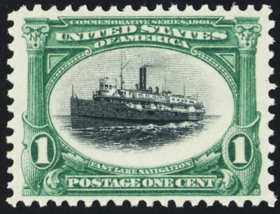 294, Mint XF NH 1¢ - With Graded 95 PSAG Certificate - Stuart Katz - Image 1 of 2