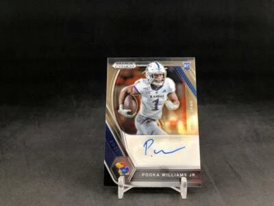2021 PANINI PRIZM DRAFT POOKA WILLIAMS JR, #DPA-POO ROOKIE DRAFT PICKS AUTO - Image 1 of 2