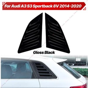 Für Audi A3 S3 8V Sportback 13-20 Heck Viertel Seitenscheibe Lamelle Lamellen Abdeckung - Bild 1 von 7