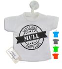 Mull T-Shirt Mini Mull Scotland UK Stamp Hanger Suction Cup Car Truck Van