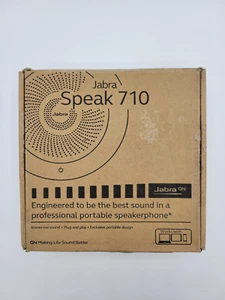 Jabra Speak 710 UC Portable USB Bluetooth Speakerphone 7710-309 w/ USB Receiver - Photo 1 sur 4
