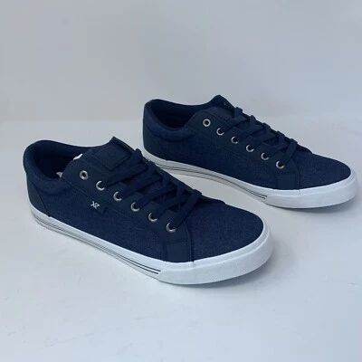 Tênis Xray Maaemo XRW2786 Masculino 9.5 Azul Marinho Branco Lona Casual Sapatos com Cadarço 8103 - Imagem 1 de 4