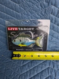 Live Target 4-1/3" Swimbait 7/8 oz SFS110MS563 Natural Bluegill - Picture 1 of 4